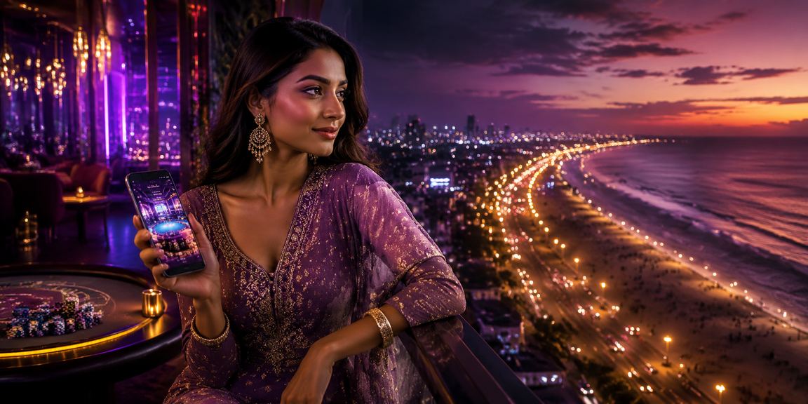 Player enjoying mobile casino games in Chennai