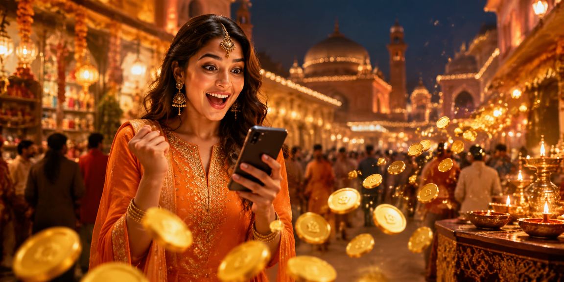 Live Casino mobile play during Diwali festival in India